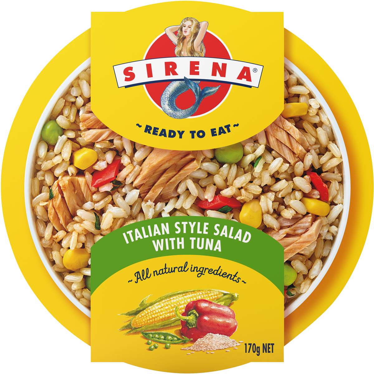 Sirena Ready to Eat - Italian Style Salad with Tuna 170g