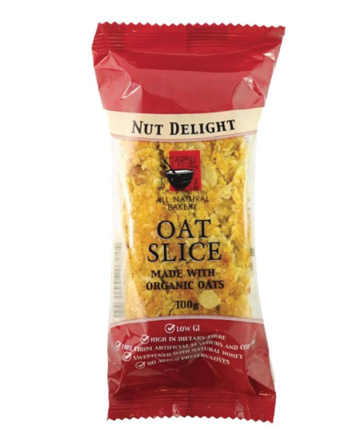 All Natural Oat Slice - Nut Delight 100g