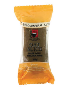All Natural Bakery Oat Slice - Carob Macadamia & Apricot 100g