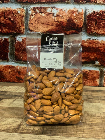 Nuts - A/Select Nat Almonds 500g
