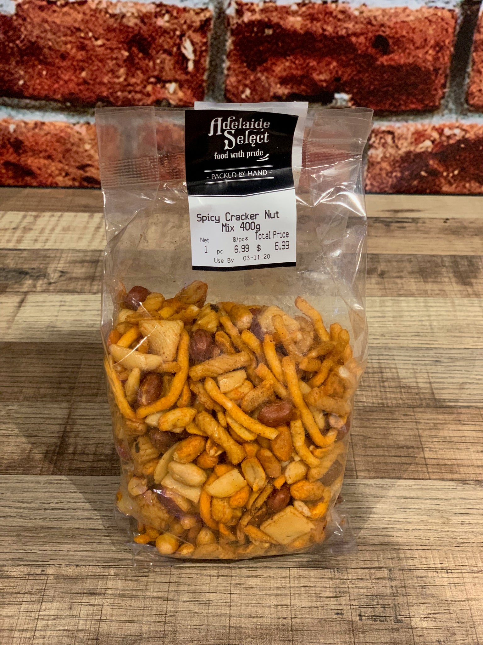 Snacks - A/Select Spicy Cracker Nut Mix 400g