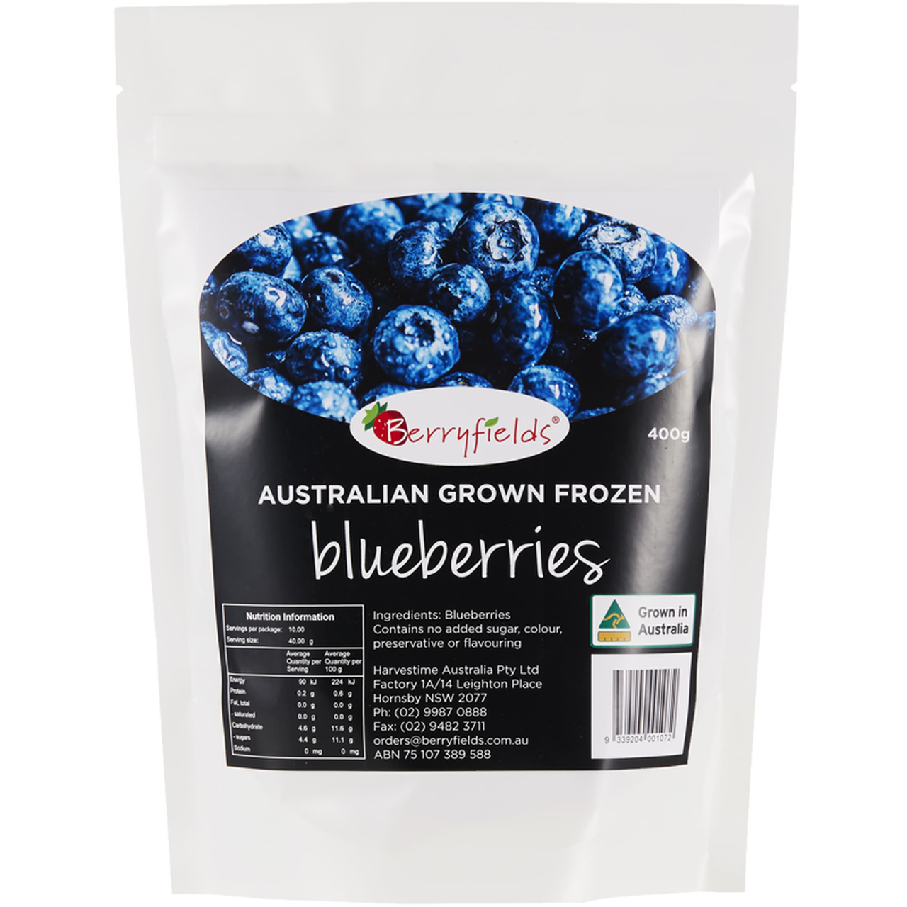 Frozen - Berryfields Blueberries 400g