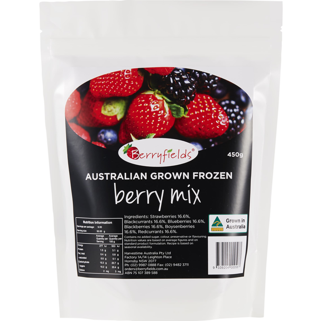 Frozen - Berryfields Mixed Berries 400g