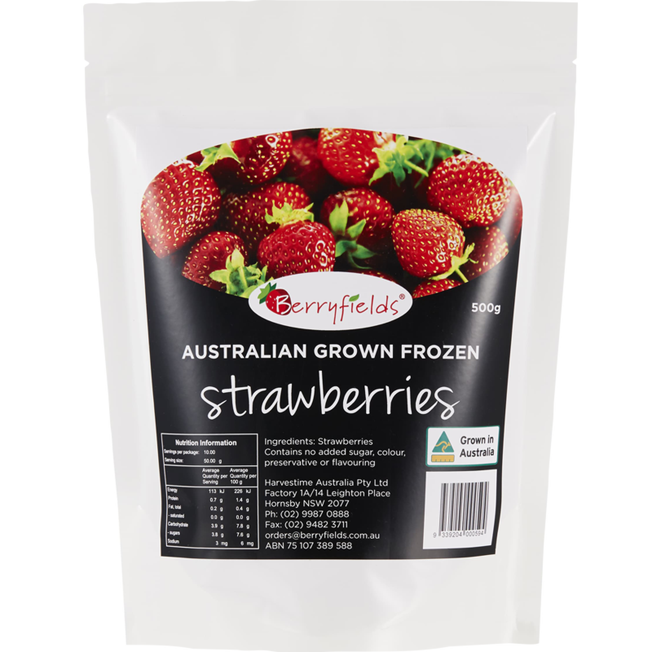 Frozen - Berryfields Strawberries 400g