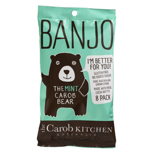 Carob Kitchen Banjo Bear Mint 120g