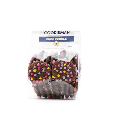 Cookie Man Biscuit Bags - Choc Pebble 350g