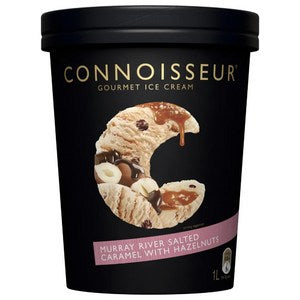 Connoisseur Ice-Cream Salted Caramel & Hazelnut 1L