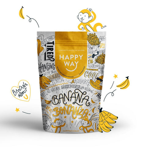 Happy Way Banana Protein Powder 500g