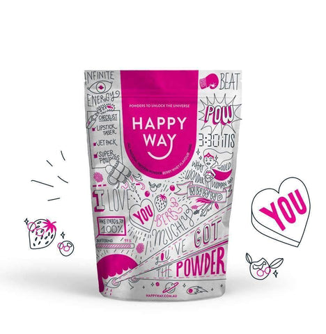 Happy Way Berry Protein Powder 500g
