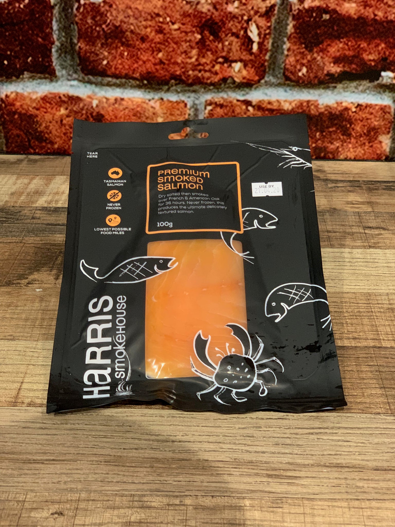 Harris Smokehouse Smoked Salmon 100g