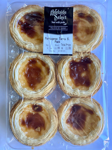 Portuguese Tarts 6pk (frozen)