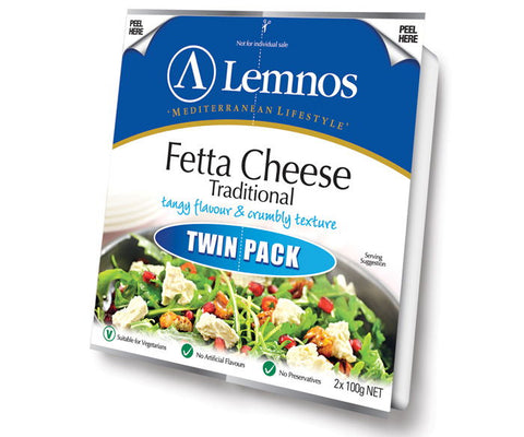 Lemnos Feta Twin Pack 2X100g