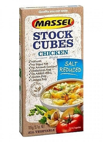 Massel Stock Cubes Chicken Salt Reduced 105g