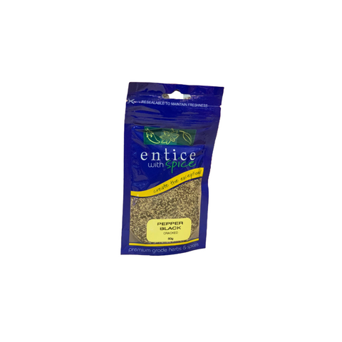 Entice with Spice Cracked Black Pepper 50g