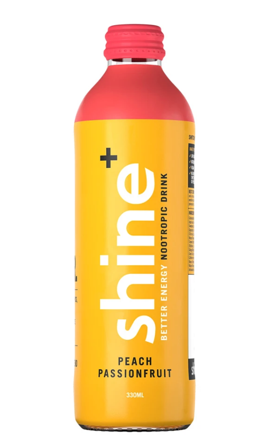 Shine+ Peach Passionfruit 330ml