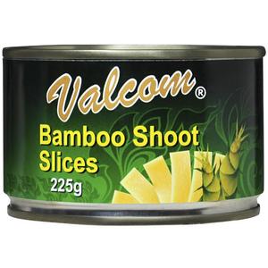 Valcom Canned Bamboo Shoots Sliced 225g