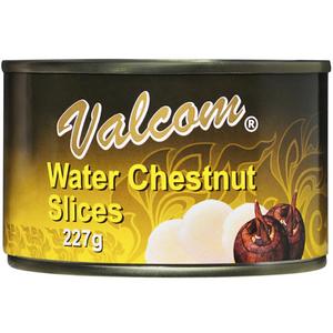 Valcom Water Chestnut Slice 227g