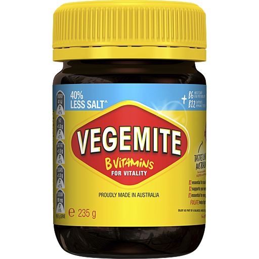 Vegemite 40% Less Salt 235g