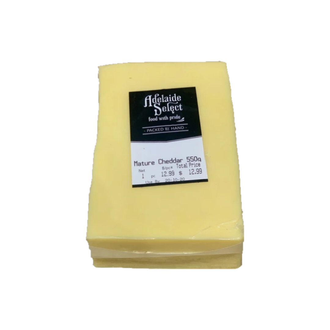 Adelaide Select Mature Cheddar Cheese 450g