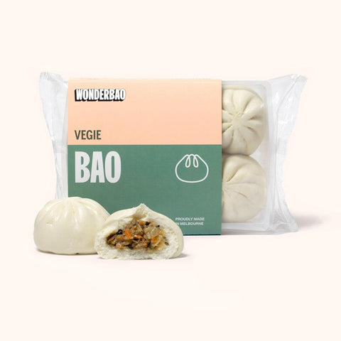 Wonderbao Vegetarian Bao Buns 6 pack