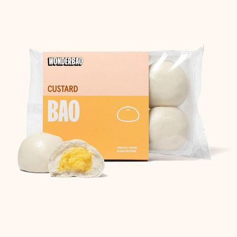 Wonderbao Custard Bao Buns 6 pack
