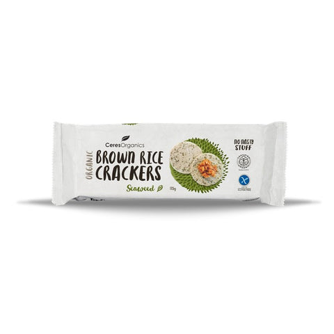 Ceres Organics - GF Brown Rice Seaweed Crackers