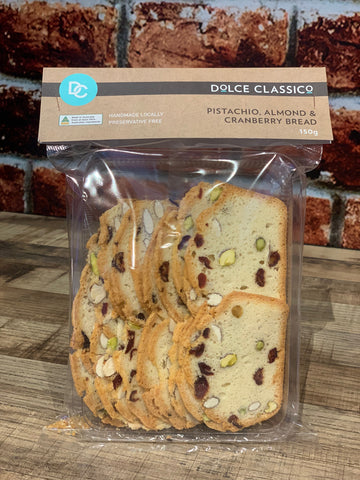 Dolce Classico Almond Bread Pist/Alm/Cran 150g