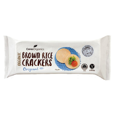 Ceres Organics - GF Brown Rice Crackers Original