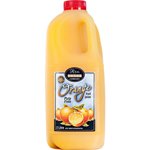 Real Juice Co. Pulp Free Orange Juice 2Lt