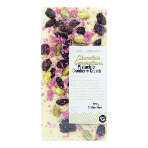 Yours Truly - Chocolate Generations - Pistachio Cranberry Crumb 120g