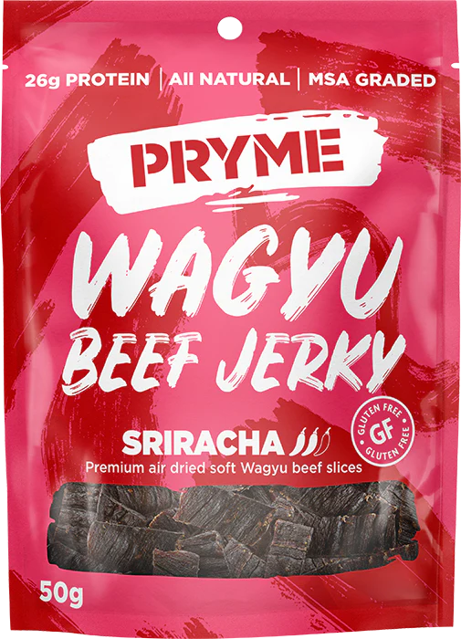 Pryme Wagyu Beef Jerky - Sriracha 50g