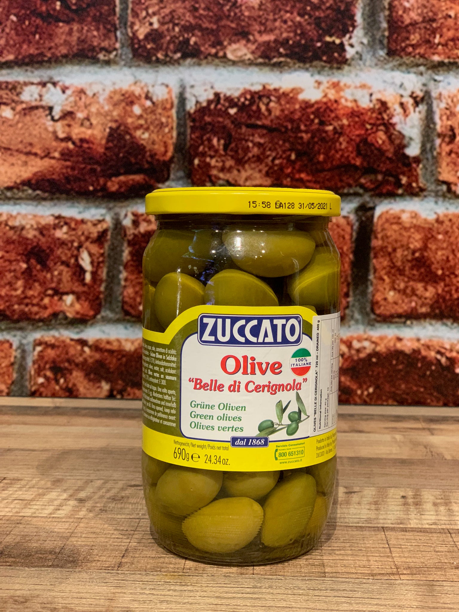 Zuccato Olives Green 690g
